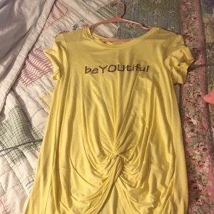 BeYOUtiful yellow shirt! Size-medium,brand-12pm by mon ami! 🌟🌝🌻💛